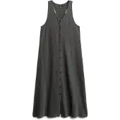 Superdry für Damen. W8011640A Schwarzes gestricktes Midi-Strandkleid (XS), Lässig, Baumwolle, Ärmellos / Hosenträger