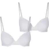 Urban Classics Ladies Basic Cotton Bra 2-Pack - 192969