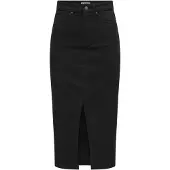ONLY Jeansrock Siri 15324365 Schwarz Regular Fit