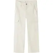 Name it Stoffhose 13220718 Écru Wide Leg