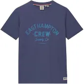 Superdry für Damen. W1011856A Beach Club T-shirt blau (M), Lässig, Baumwolle, Kurzarm, Marine
