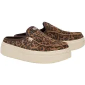 HeyDude Slipper Damen Austin Lift Classic Brown Leopard-Schuhgröße 37