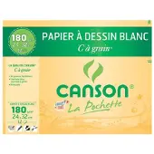 Canson Zeichenpapier "C" … Grain, DIN A3, 180 g/qm