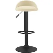 vidaXL Barhocker Creme Samt