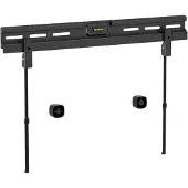 Equip 37"-86" TV-Wandhalterung ohne Bohren, 94 cm (37"), 2,18 m (86"), 200 x 200 mm, 600 x 400 mm, Kunststoff, Edelstahl, Schwarz