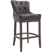 CLP Barhocker Lakewood Echtleder, Antik braun