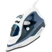 Grunkel PL-2600CE, Trocken- & Dampfbügeleisen, Keramik-Bügelsohle, 1,5 m, 120 g/min, Blau, Weiß, 25 g/min