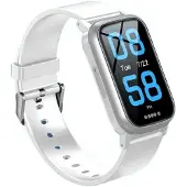 NikuTRAX GPS-Smartwatch NC92S mit Sturzerkennung und Vitalfunktionen in weiß