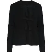 Pieces Strickjacke "PCSILLY LS REV TIE KNIT NOOS BC"
