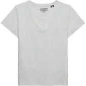 Superdry Studios Slub Embroidered Vee Kurzarm-t-shirt