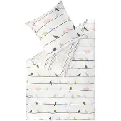 Esprit E-BIRDIES Bettwäsche Deckenbezug 135x200 cm Kissenbezug 80x80 cm
