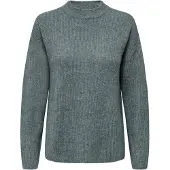 ONLY Strickpullover "ONLCAMILLA O-NECK L/S PULLOVER KNT" Materialmix, regular fit