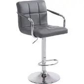 CLP Barhocker Lucy V2 chrom grau
