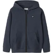 Name it Kapuzensweatjacke "NKMVIMO LS SWEAT CARD BRU NOOS"