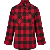 Urban Classics Checked Flanell Langarmhemd