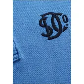 Superdry für Herren. M1110465A Polo Piqué Monogramm blau (S), Lässig, Baumwolle, Kurzarm