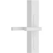 vidaXL Innentür 76x201,5 cm Weiß ESG-Glas und Aluminium