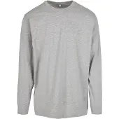 Build Your Brand Long Sleeve Tee With Cuffrib
