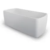 Duravit Freistehwanne QATEGO 180x80 mit 2 Rückenschrägen weiß matt weiß matt