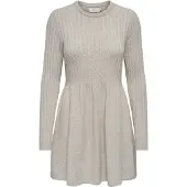 ONLY Strickkleid "ONLFIA LS CABLE DRESS KNT" Viskosemischung, regular fit