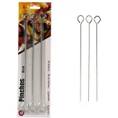 Bigbuy Satz für Appetithäppchen Silber Metall Eisen (6 Stücke): 25 cm