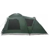 vidaXL Hütten-Zelt 8 Personen Armeegrün Polyester und Stahl