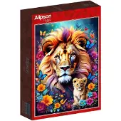 Alipson Puzzle Muttertag: Lö wen 1000 Puppen