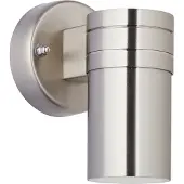 Brilliant LED Außen-Wandleuchte Hanni edelstahl 14 cm GU10 3 W warmweiß