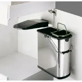 Hailo Vario 4 plus. Abfallsammler, Edelstahl. - Mülleimer