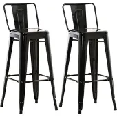 CLP 2er Set Barhocker Mason schwarz