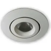 C-Light Flacher, kompakter 230V Mini LED Spot weiss schwenkbar 3W warmweiss
