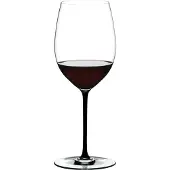Riedel 4900/0B, Universelles Weinglas, Standard-Glas, Kristall, Glas, Schwarz, Einfarbig, 709 ml