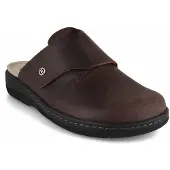 Hickersberger Leder Clog für Herren Vario, braun 43