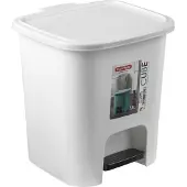 PlasticForte Treteimer - Kunststoff - weis - 7,5 Liter