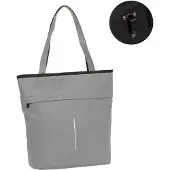 Bike Fahrradtasche Shopper aus Planenmaterial einfache Befestigung anthrazit