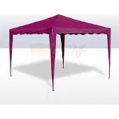 Dema Gartenpavillon faltbar 3x3 m, bordeauxrot