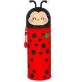 Legami 2-IN-1 Silikon Federmäppchen - KAWAII - Marienkäfer