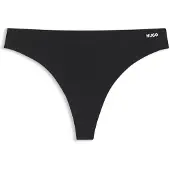 HUGO Slip aus elastischer Mikrofaser mit niedriger Bundhöhe und Print Grösse XS
