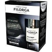 FILORGA Optim-Eyes Augenkontur 3in1 + Skin-Prep Enzymatischer Reinigungsschaum Geschenkt 8,7x4,8x10,6 cm