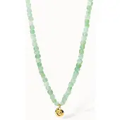 Purelei Sundial Shell Jade Kette Gold Größe: OS | Halsketten Outlet | Damen | Gelb