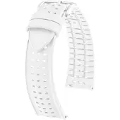 Hirsch 0920099100-2-20 Uhrenarmband Nyad M 20 mm Kautschuk Weiß