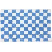 Homescapes BADEMATTE 50/80 cm Karomuster, Baumwolle