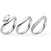Purelei Lumi Trio Ring Set