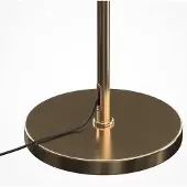 Maytoni Stehlampe Dallas, dimmbar, messing / gold, für Wohn- / Esszimmer, Glas, Modern, Stehlampe