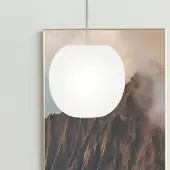 Casablanca Hängelampe Acai, dimmbar, weiß / opal, für Wohn- / Esszimmer, Glas, Pendelleuchte