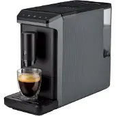Tchibo Kaffeevollautomat Esperto mini für Caffè Crema und Espresso, nur 16cm breit, klein und kompakt, geeignet für jede Küche, Camping, Tinyhouse, Studentenapartment, Grau
