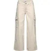 Name it Stoffhose 13220718 Écru Wide Leg