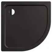 Kaldewei ARRONDO Duschfläche, warm grey 90, Perl-Effekt, 1000x1000x25 mm, Viertelkreis, Eckablauf