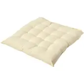 Homescapes STUHLKISSEN creme 40/40/6,5 cm