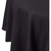 Homescapes TISCHDECKE schwarz rund 178 cm, 100% Baumwolle